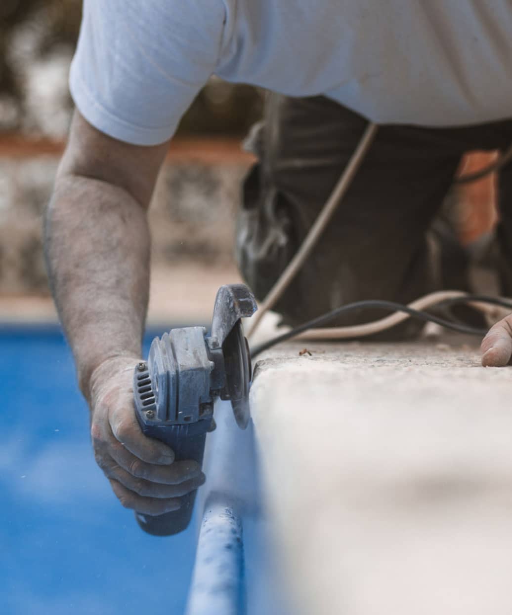 pool under repair